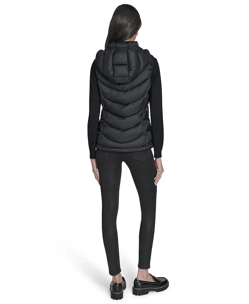 Charter Club Women's Packable Hooded Puffer Vest