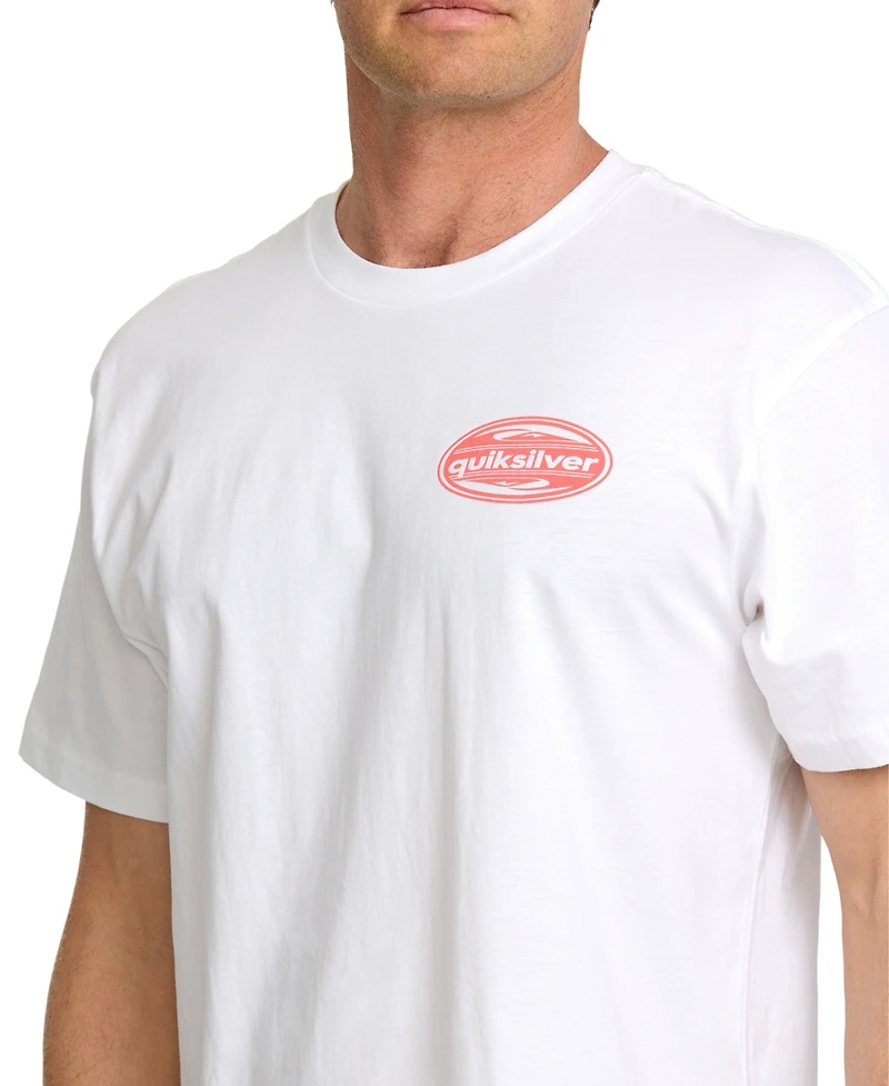 Quiksilver Men's 2000s Boarding Short Sleeve T-shirt