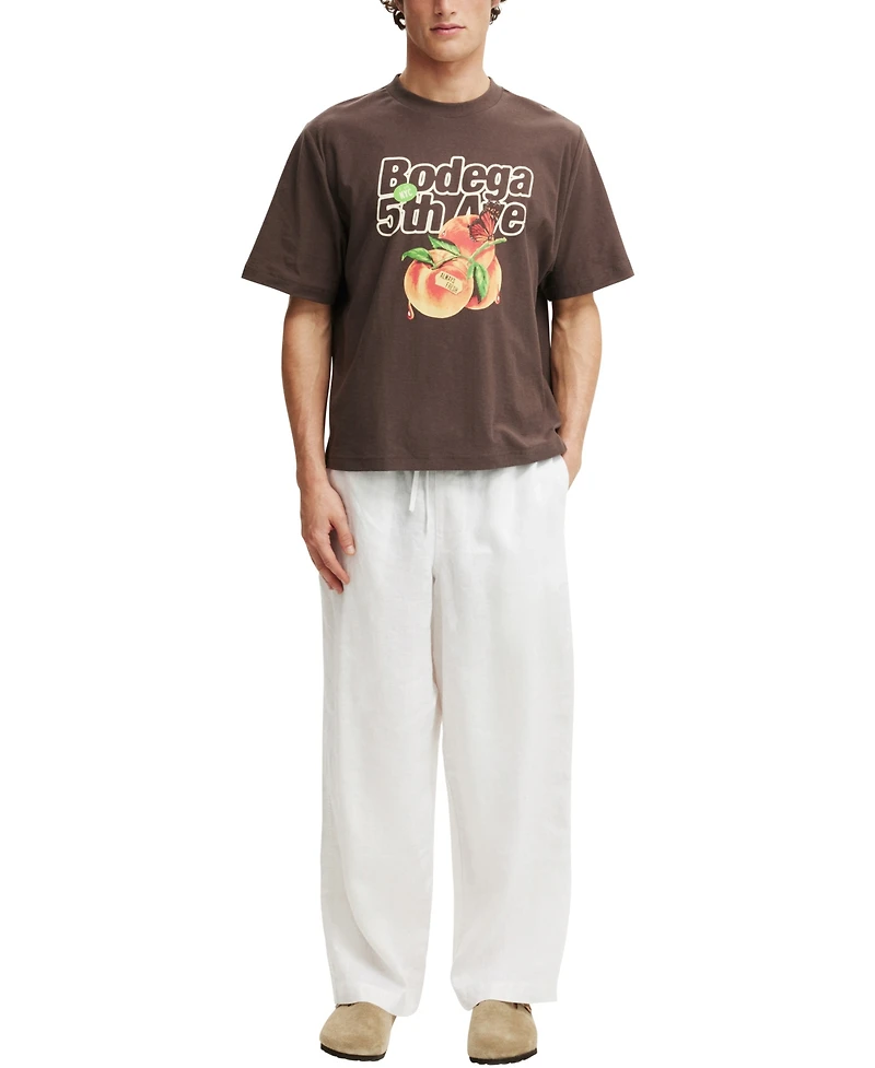 Cotton On Men's Cropped Fit Graphic Short Sleeve T-Shirt