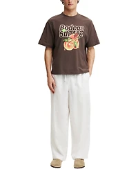 Cotton On Men's Cropped Fit Graphic Short Sleeve T-Shirt