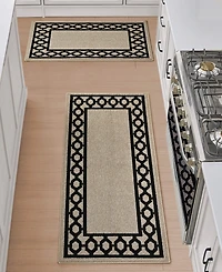 Jean Pierre New York Christine Trellis Border Tufted 2-Pc. Runner Set