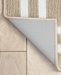 Jean Pierre New York Double Line Border Tufted Runner Rug