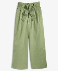 On 34th Women's High-Rise Belted Cropped Wide-Leg Pants, Macy's Exclusive