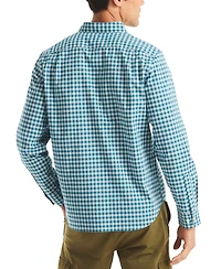 Nautica Men's Long Sleeve Check Button-Down Shirt