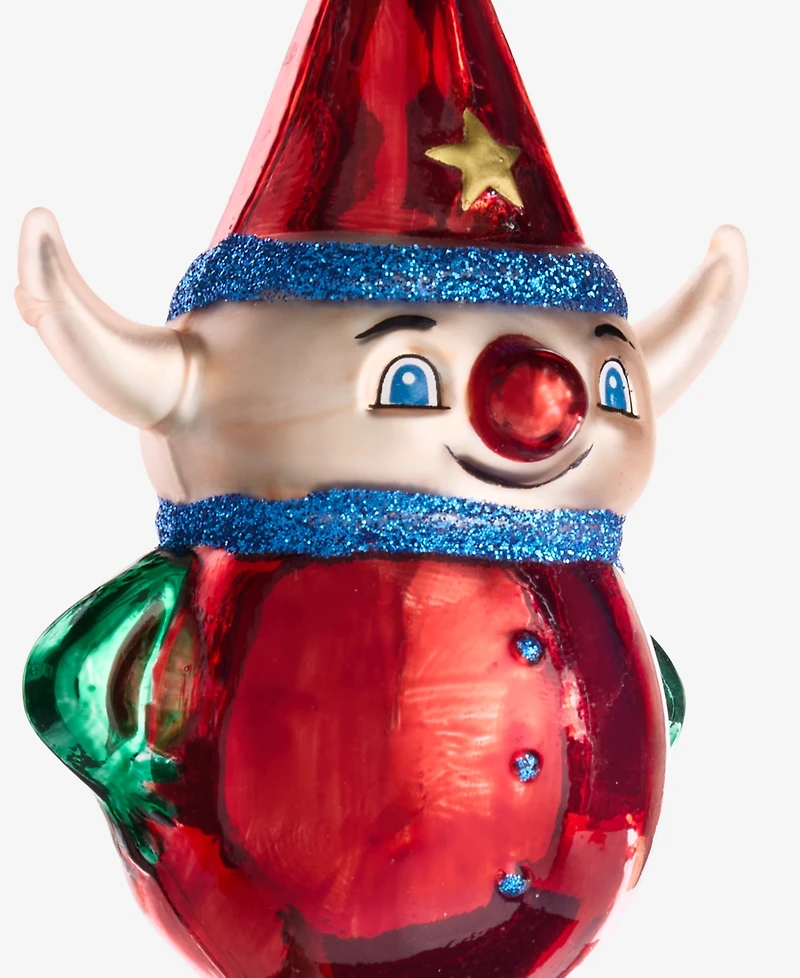 Macy's Thanksgiving Day Parade 2025 Glass Elf Ornament, Macy's Exclusive