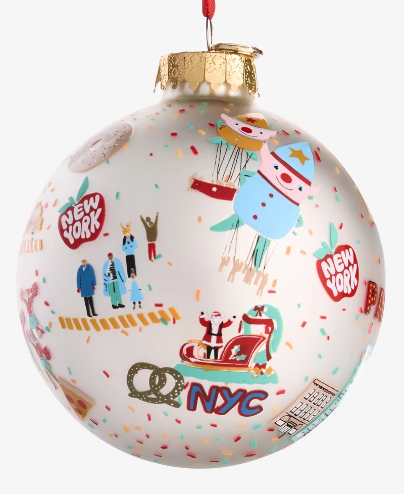 Macy's Thanksgiving Day Parade Glass Ball Ornament, Macy's Exclusive
