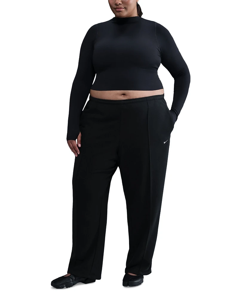 Nike Sportswear Women's Plus Mid-Rise French Terry Sweatpants