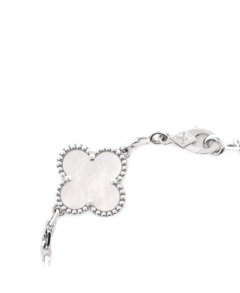 Pre-Owned Van Cleef & Arpels Vintage Alhambra 5 Motifs Bracelet