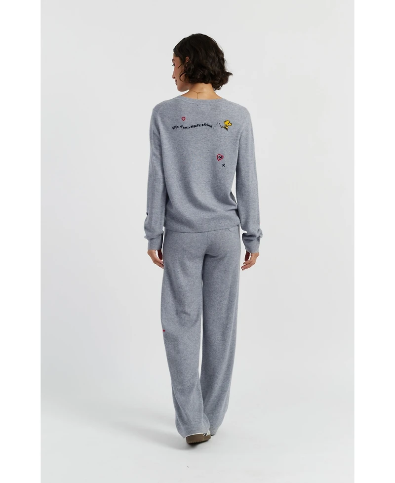 Chinti & Parker Women's Wool Cashmere Peanuts Original Sweater