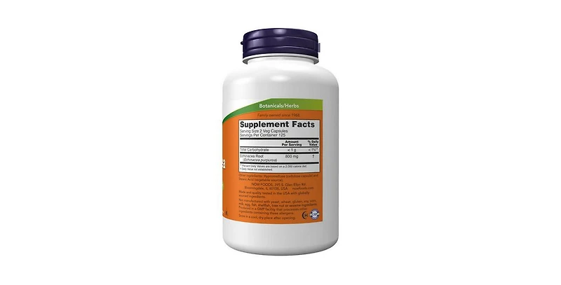 Now Foods Echinacea ,400 mg ,250 Caps