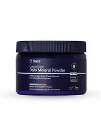 Trace Minerals ConcenTrace Powder, Blue Raspberry, 60 Servings – 700mg per Serving (15 Drops), Full Spectrum Trace Minerals for Whole Body Wellness.