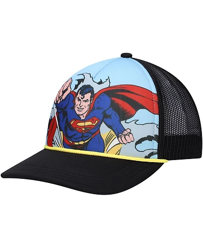 Lids Big Boys and Girls Blue Superman Foam Trucker Adjustable Hat
