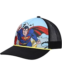 Lids Big Boys and Girls Blue Superman Foam Trucker Adjustable Hat