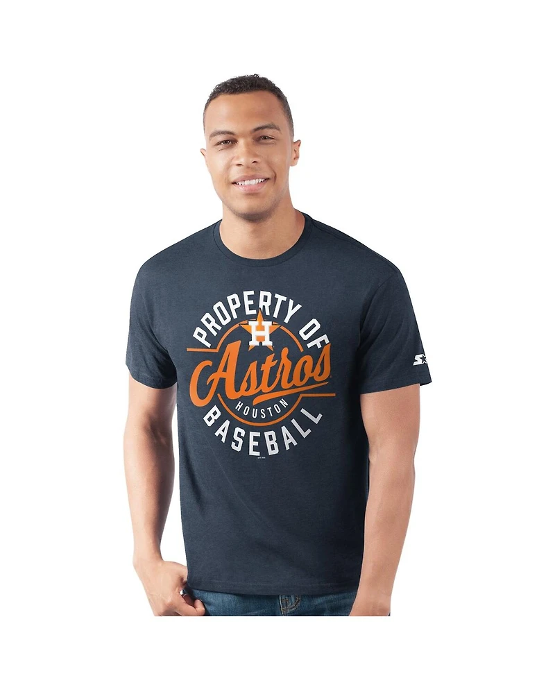 Starter Men's Navy Houston Astros Prime Time Property Of T-Shirt
