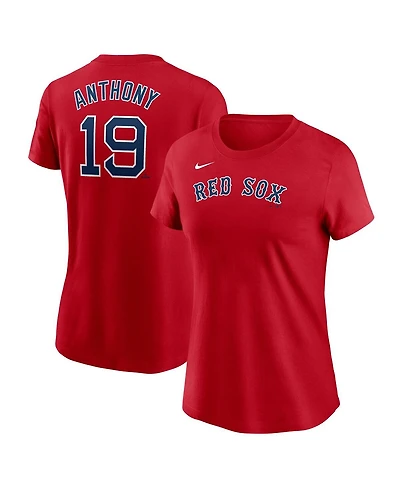 Nike Women's Roman Anthony Red Boston Sox Fuse Name Number T-Shirt