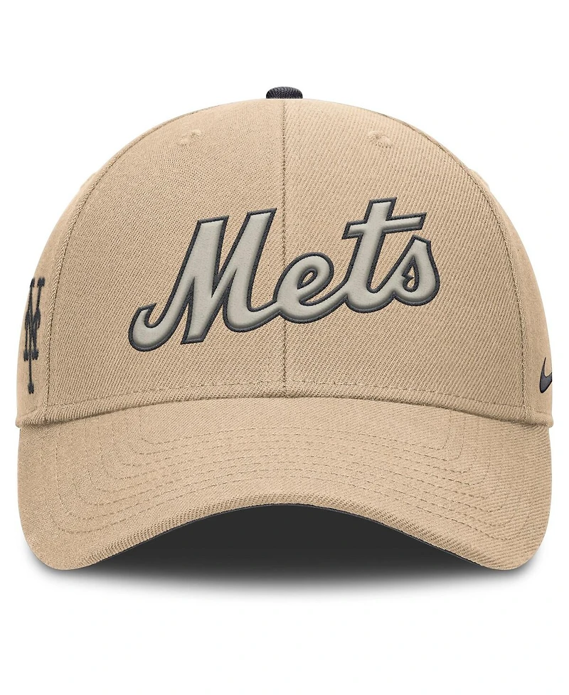 Nike Men's Khaki New York Mets Rise Adjustable Hat