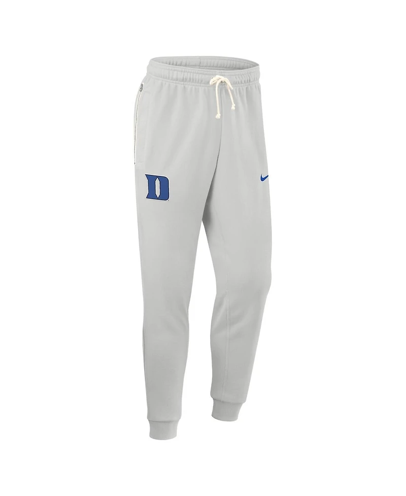 Nike Men's Gray Duke Blue Devils 2025 Sideline Performance Taper Pants