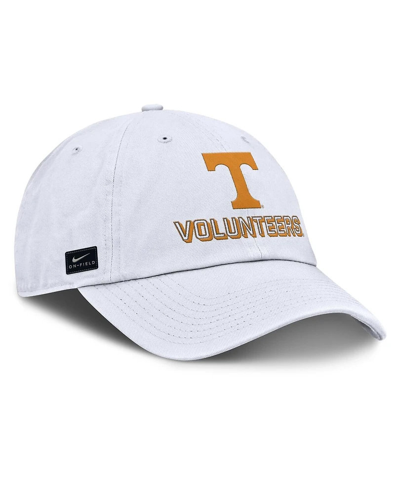 Nike Men's White Tennessee Volunteers 2025 On-Field Club Adjustable Hat
