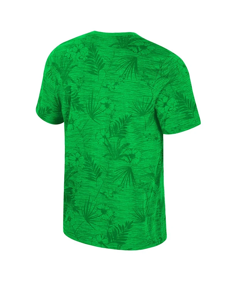 Colosseum Men's Green Oregon Ducks Floral Printed T-Shirt