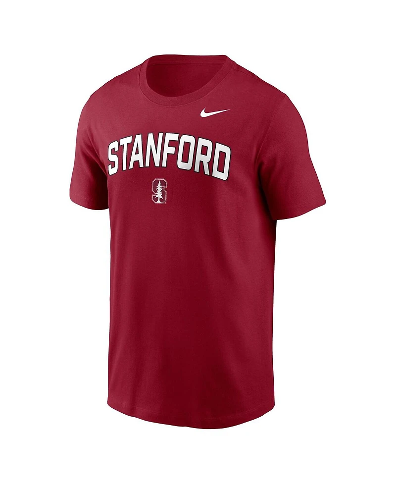 Nike Men's Cardinal Stanford Primetime Arch Stack T-Shirt