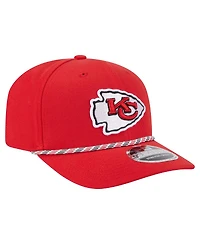 New Era Men's Red Kansas City Chiefs Gameday Multi Rope 9SEVENTY Stretch-Snap Hat