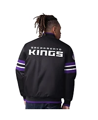 Starter Men's Sacramento Kings Scout Varsity Satin Full-Snap Jacket