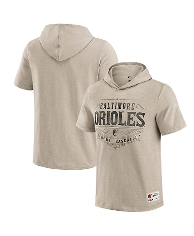 Darius Rucker Collection by Fanatics Men's Tan Baltimore Orioles Hooded T-Shirt