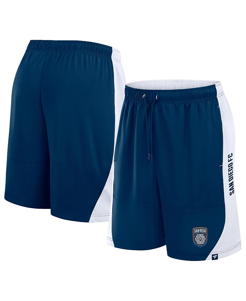 Fanatics Men's Navy San Diego Fc Throw-In Shorts