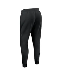 Fanatics Men's Black Minnesota Wild Authentic Pro Road Fleece Sweatpants