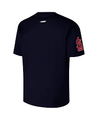 Pro Standard Men's Navy St. Louis Cardinals Turn It Up Dropped Shoulder T-Shirt