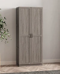 Manhattan Comfort Cornelia 29.61" 4-Shelf Storage Closet