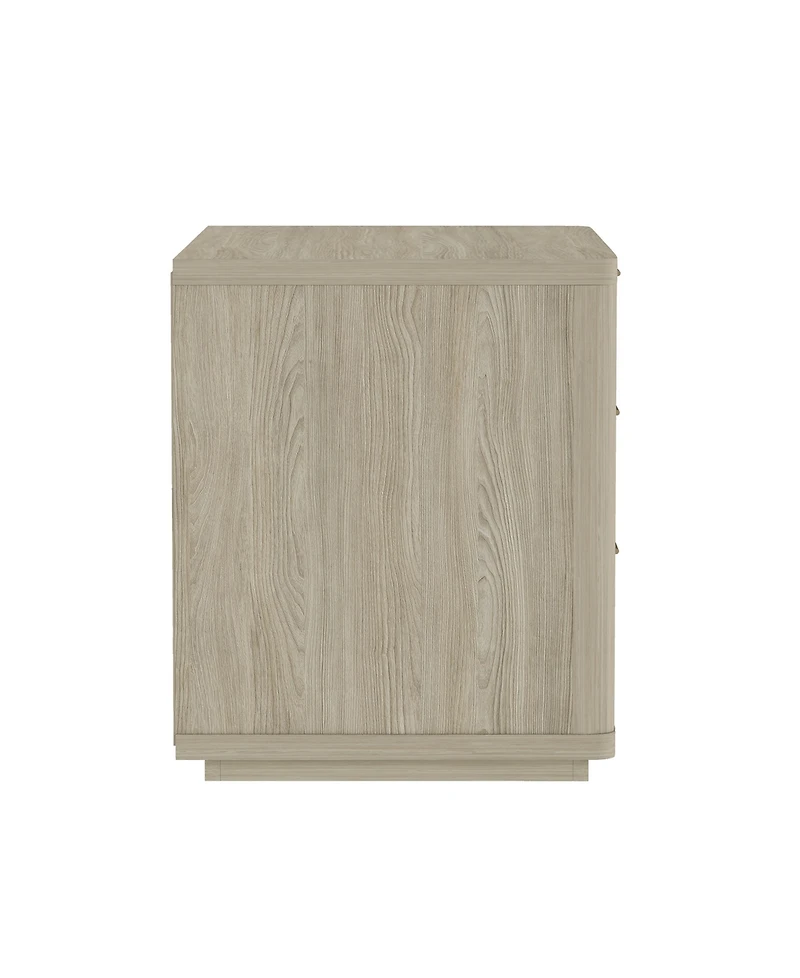 Manhattan Comfort Evelyn 32" 3-Drawer Nightstand