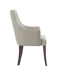 Manhattan Comfort Connie Leatherette Upholstered Dining Armchair