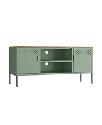 Manhattan Comfort Landen 47.3" 6-Shelf Tv Stand Fits TVs up to 40"