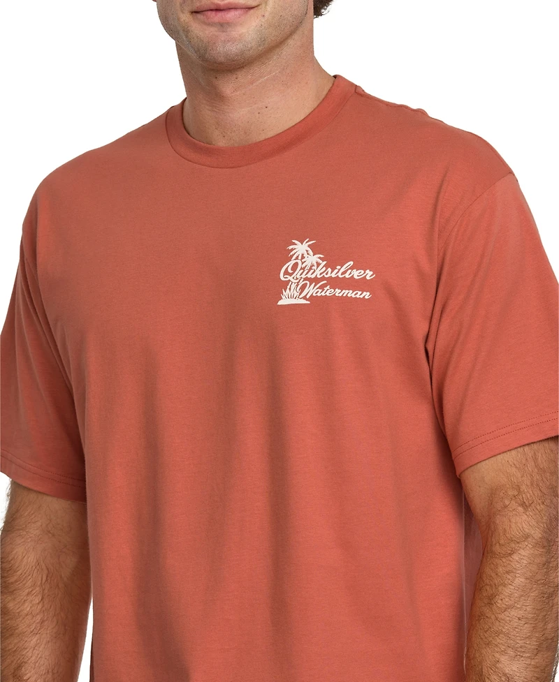Quiksilver Waterman Men's Island Man Screen T-Shirt