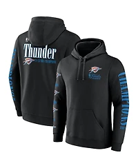 Fanatics Men's Black Oklahoma City Thunder 2025 Nba Finals Champions Open Shot Pullover Hoodie