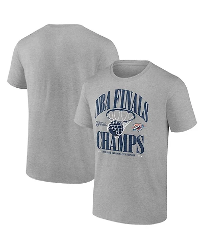 Fanatics Men's Steel Oklahoma City Thunder 2025 Nba Finals Champions Fade Away Retro T-Shirt