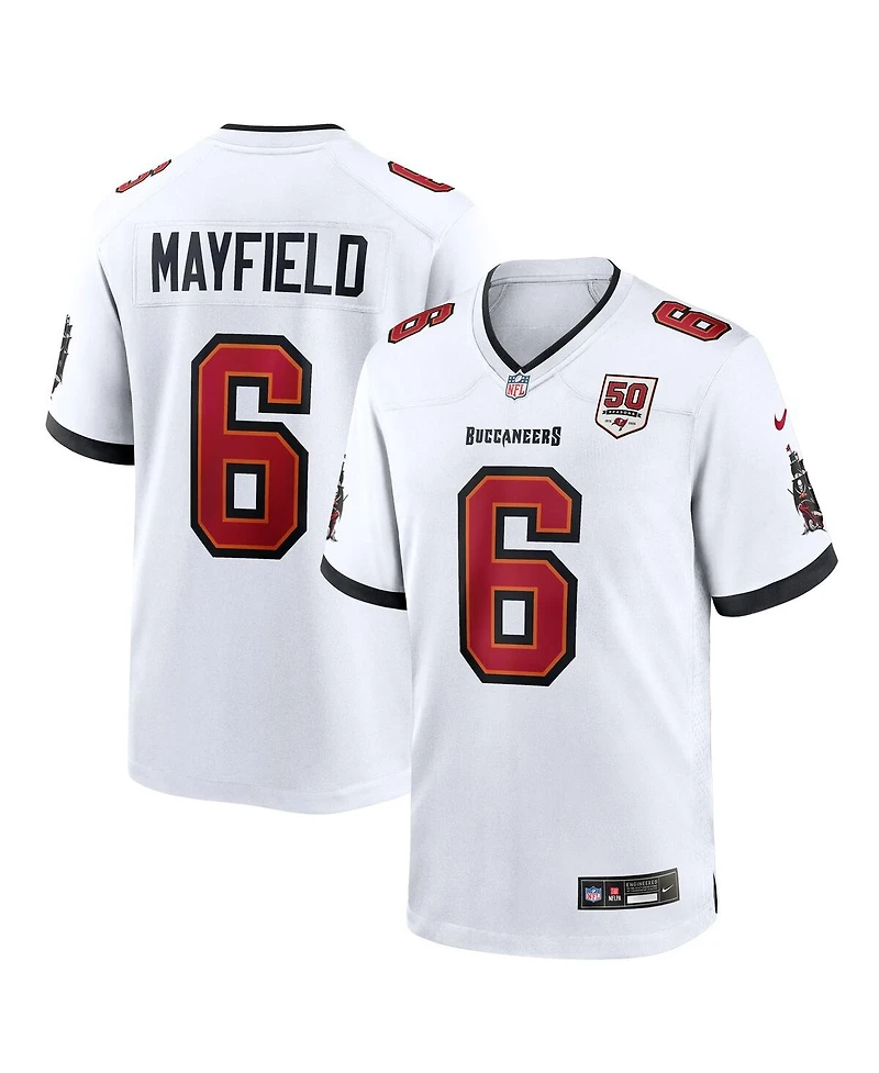 Nike Men's Baker Mayfield White Tampa Bay Buccaneers 50th Anniversary Game Jersey