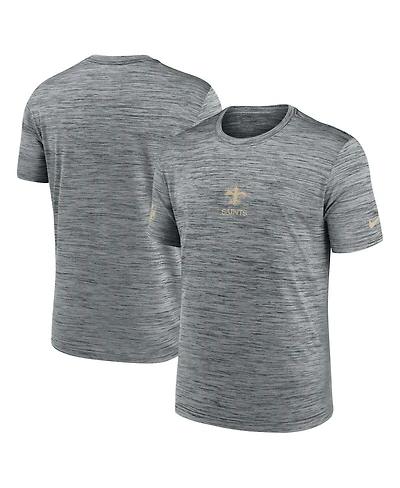 Nike Men's Gray New Orleans Saints Sideline Velocity Performance T-Shirt