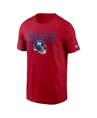 Nike Men's Red New York Giants Primetime Helmet Essential T-Shirt