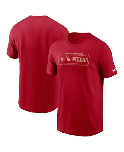 Nike Men's Scarlet San Francisco 49ers Primetime Local Essential T-Shirt