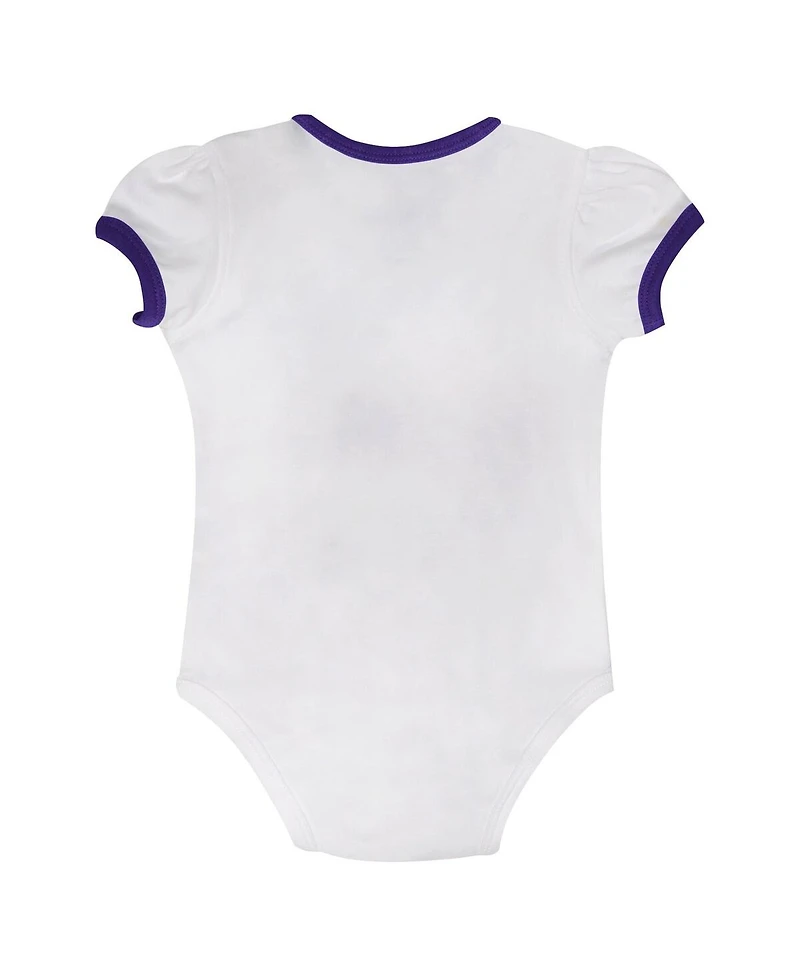 Outerstuff Baby Boys and Girls 2-Piece Minnesota Vikings Love My Team Bodysuit and Skirt Set