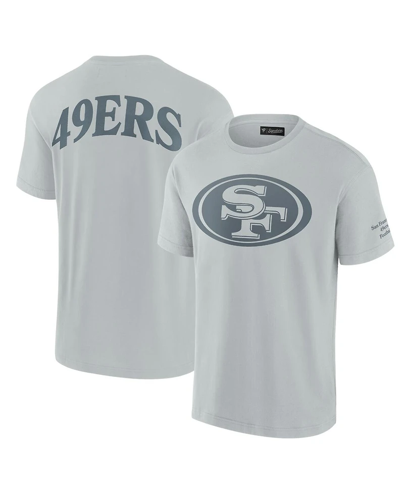 Fanatics Men's and Women's Gray San Francisco 49ers Elements Iconic T-Shirt