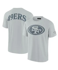 Fanatics Men's and Women's Gray San Francisco 49ers Elements Iconic T-Shirt