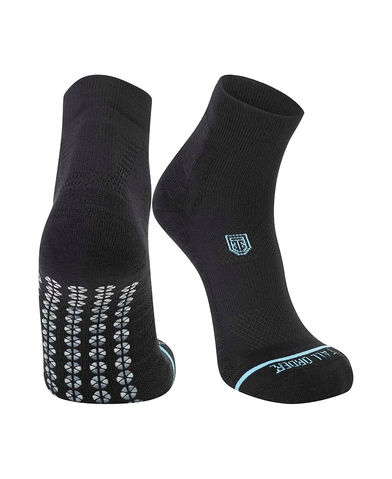 Tall Order Men's All Sport Performance Quarter Crew Gripper Socks