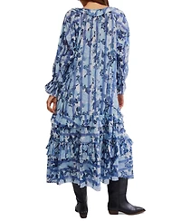 Free People Women's Garden Wonders Printed Cotton Maxi Dress