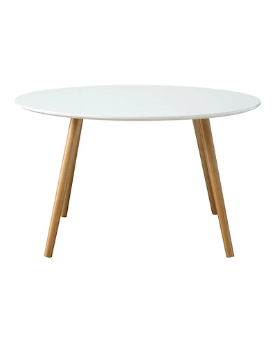 Convenience Concepts Oslo Round Coffee Table, Gray