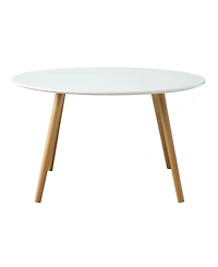 Convenience Concepts Oslo Round Coffee Table, Gray