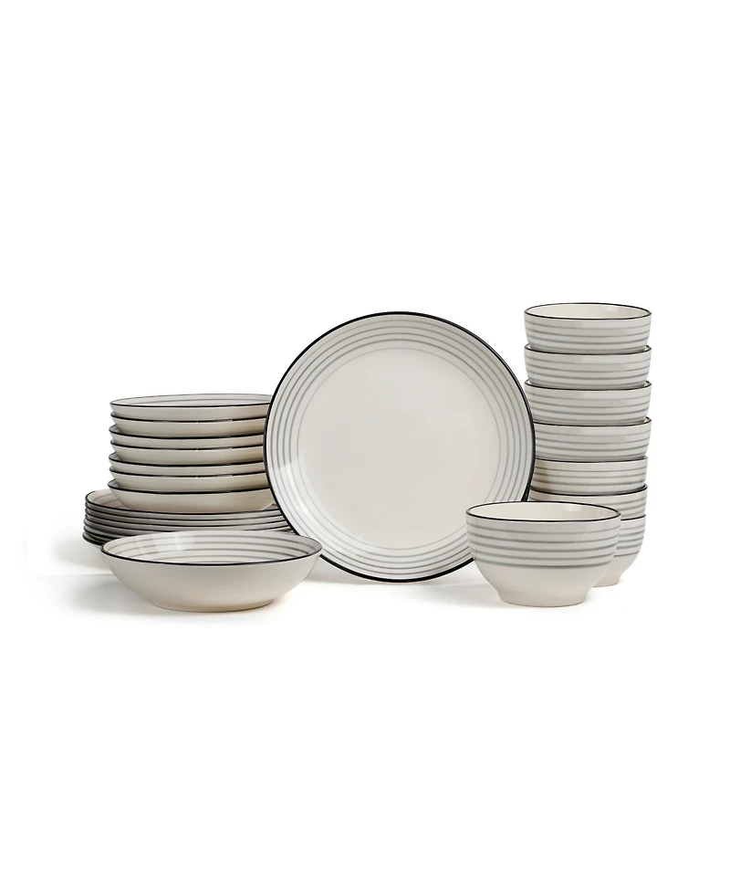 Earth & Clay Zeke 24 Pc. Dinnerware Set, Service for 8