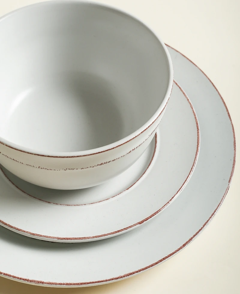 Earth & Clay Hazel 24 Pc. Dinnerware Set, Service for 8